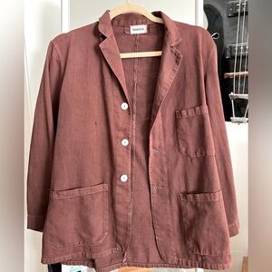 Rawson rust colored chore coat